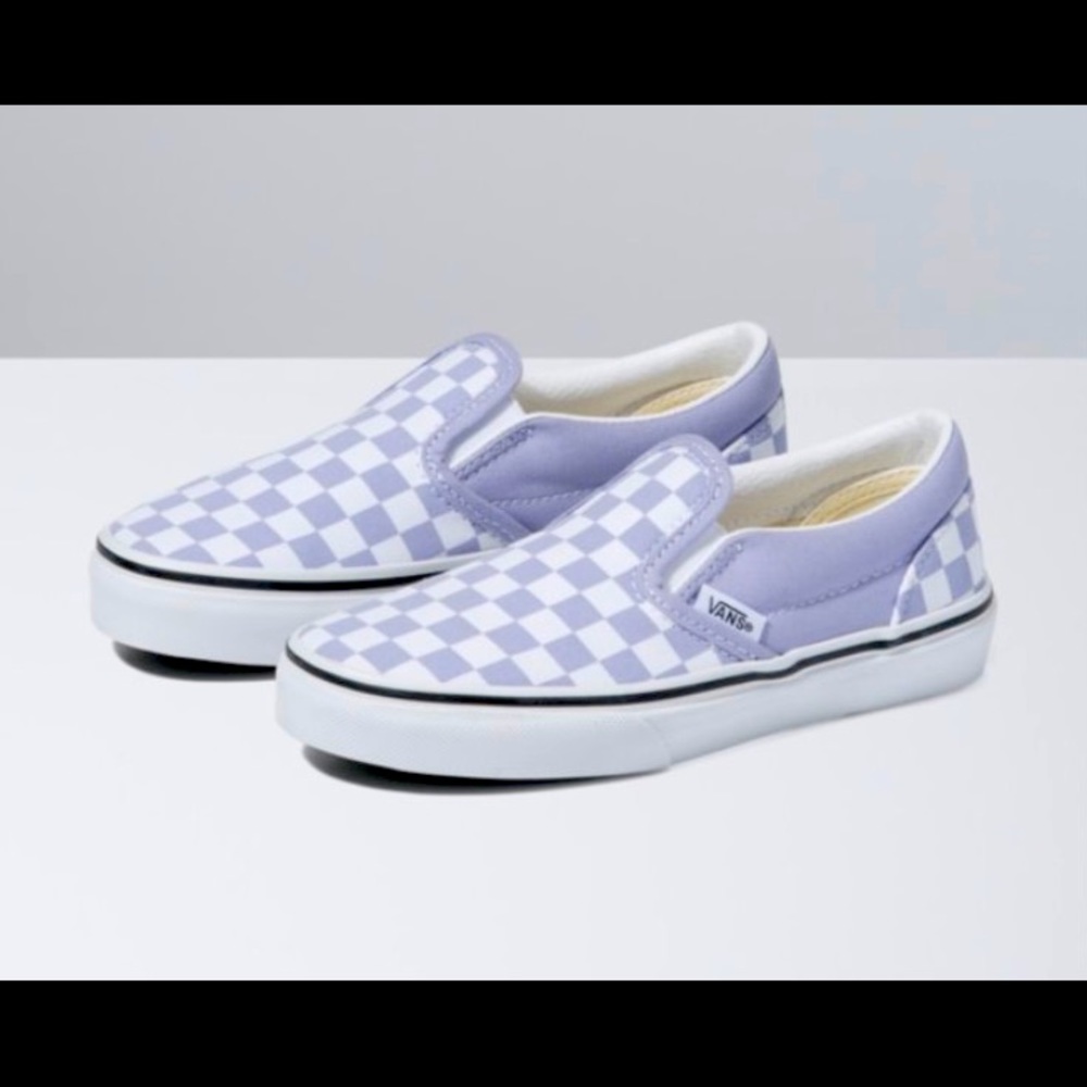 Kids checkerboard classic slip on